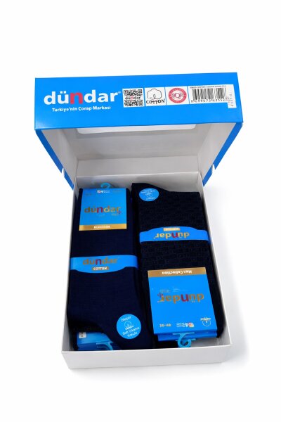 5527 Dündar Erkek Plus Likra Çorap 12li M23 - DÜNDAR ÇORAP (1)
