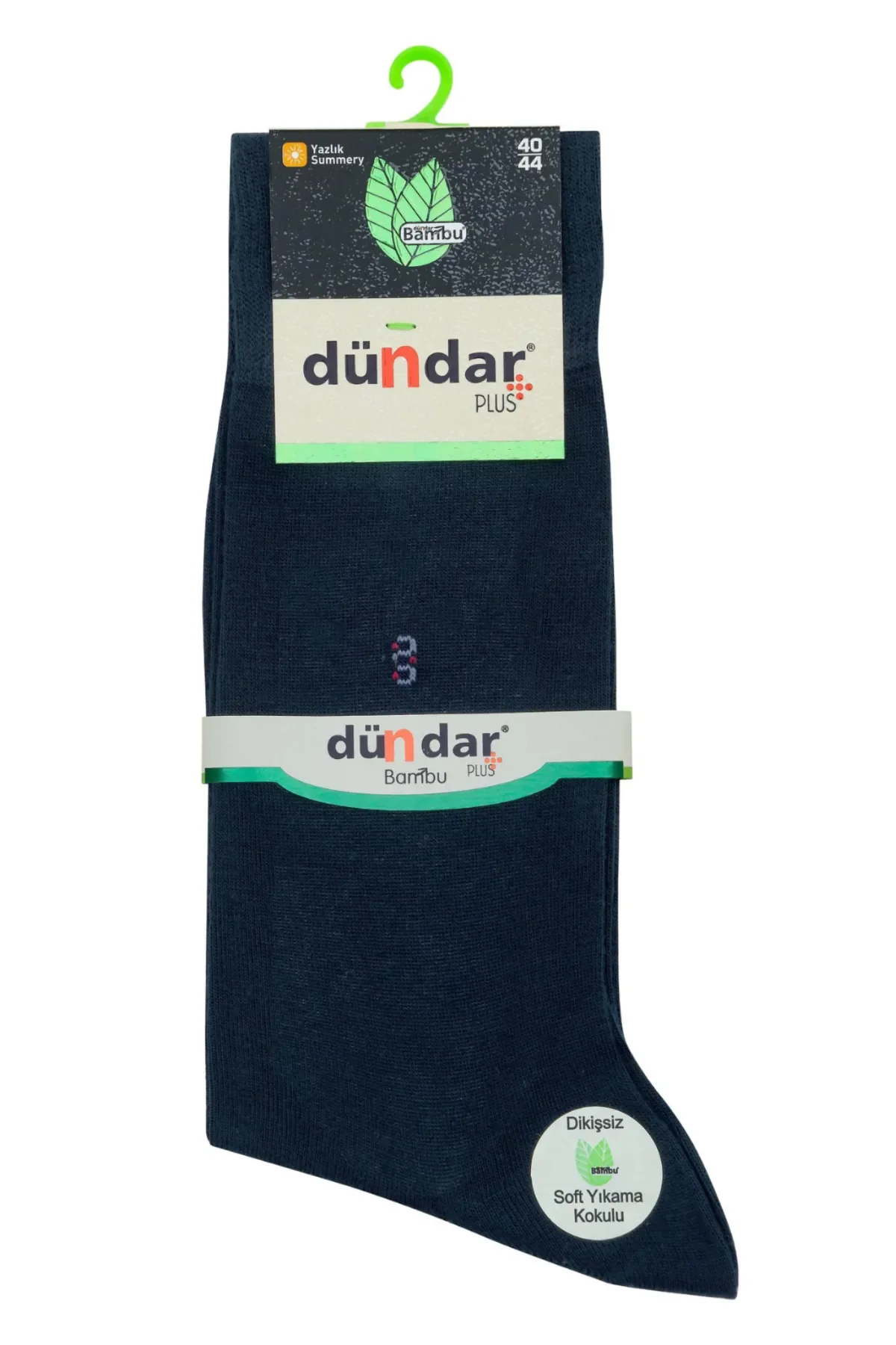 5534 Dündar Erkek Bambu Penye Çorap 12'li Lacivert - 1