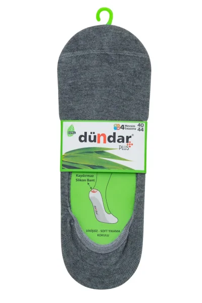 5541 Dündar Erkek Bambu Babet 12'li Paket Gri 