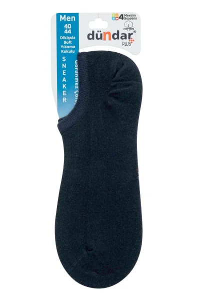 5558 Dündar Erkek Penye Sneaker 12'li Paket Lacivert 