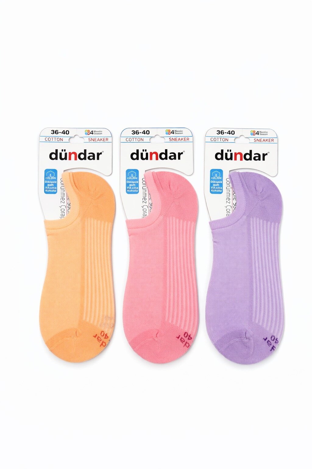 5572 Dündar Penye Sneaker 12li Karışık(a) - 1