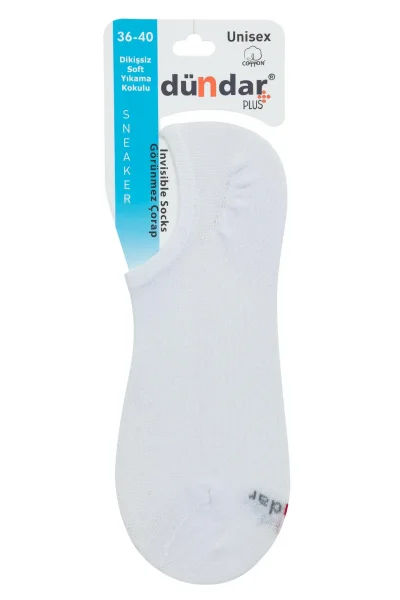 5572 Dündar Penye Sneaker 12'li Paket Beyaz 