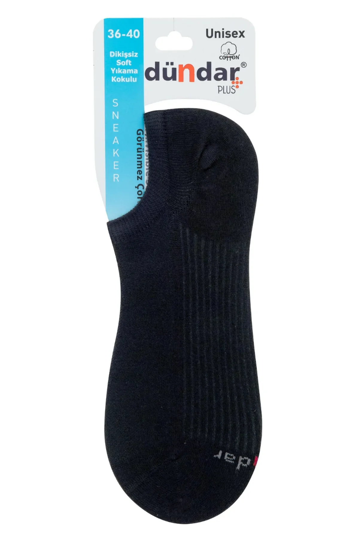 5572 Dündar Penye Sneaker 12'li Paket Siyah - 1