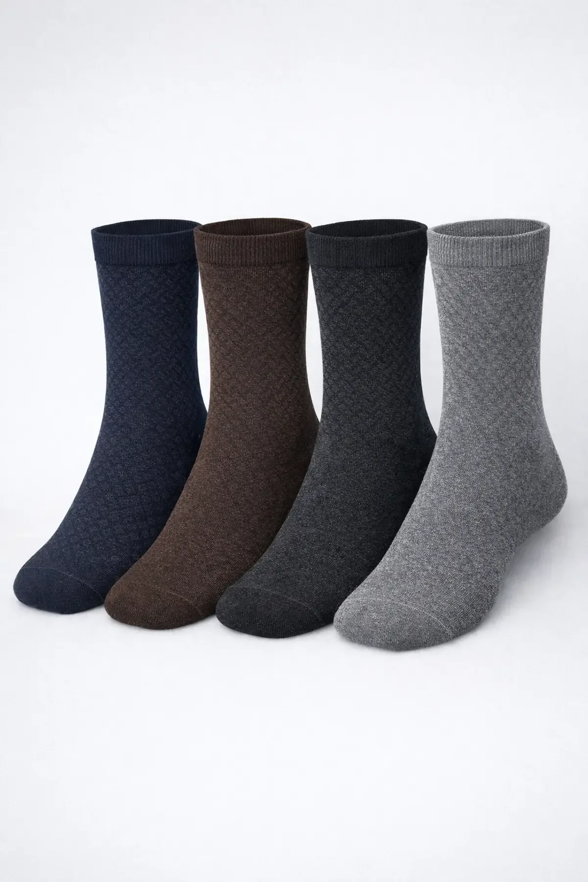5602 Dündar Erkek Bambu Likra Çorap 12li M61 - 1