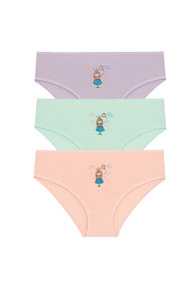 5630 Berrak Kız Çocuk Külot 12'li - BERRAK