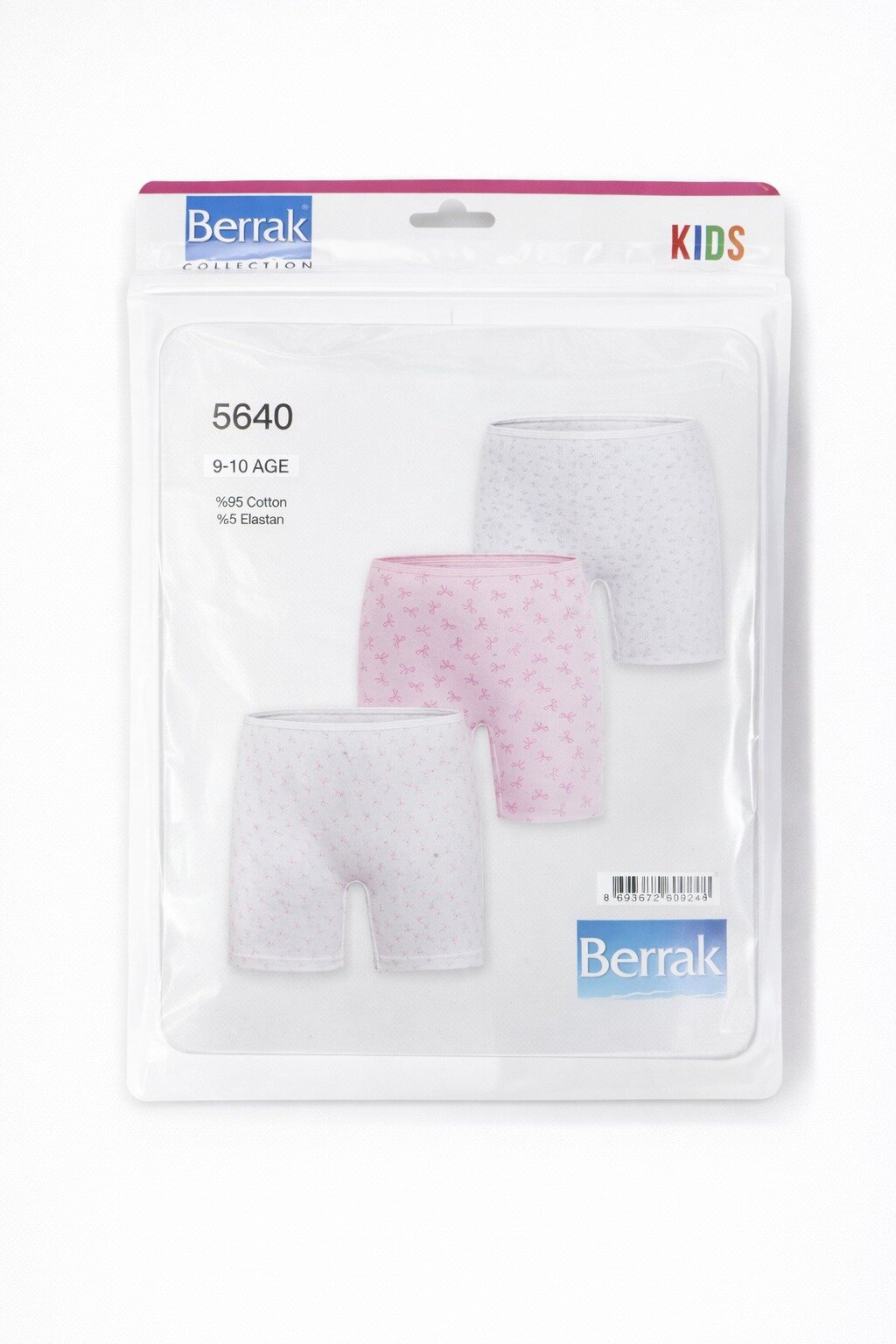 5640 Berrak Kız Çocuk Boxer 3lü - 1