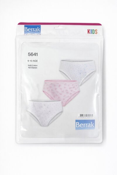 5641 Berrak Kız Çocuk Külot 3lü - BERRAK