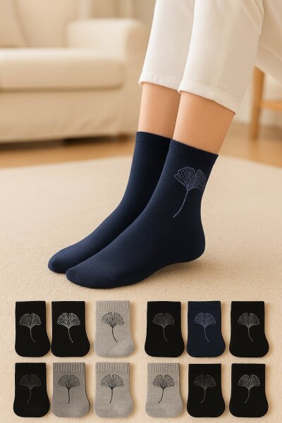 5725 Dündar Kadın Modal Soket Çorap 12'li Paket Asorti - DÜNDAR ÇORAP