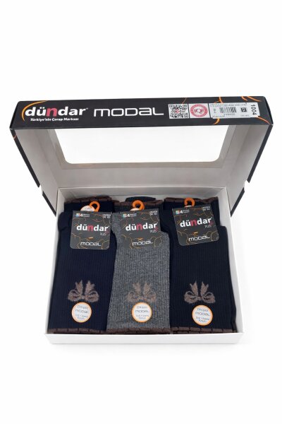 5725 Dündar Kadın Modal Soket Çorap M-4 - DÜNDAR ÇORAP (1)