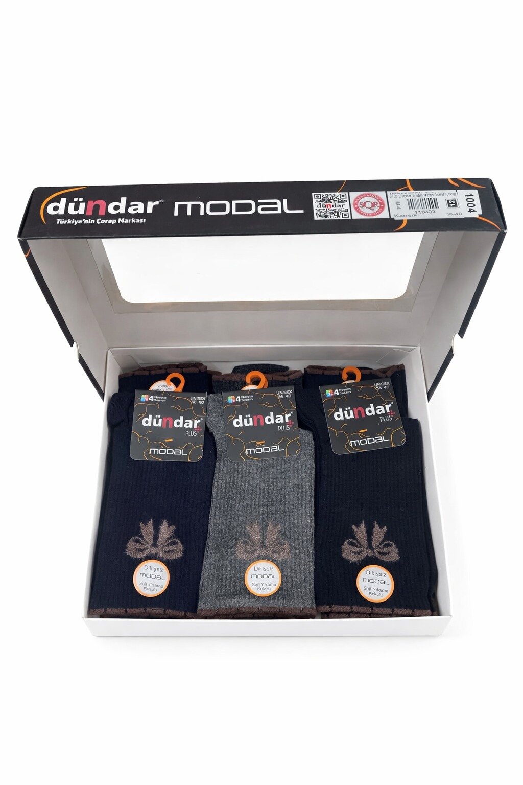 5725 Dündar Kadın Modal Soket Çorap M-4 - 2