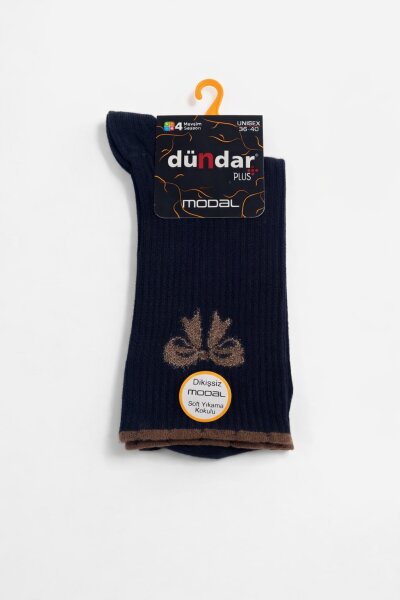 5725 Dündar Kadın Modal Soket Çorap M-4 - 3