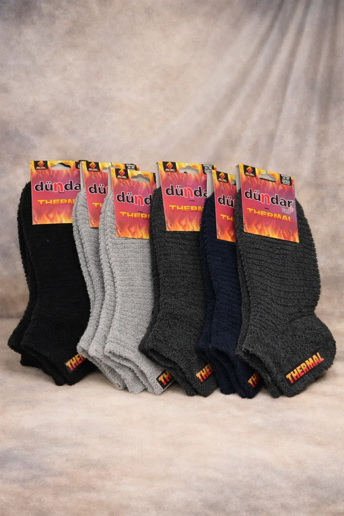 5954 Dündar Kadın Termal Patik 12li M51 - 3