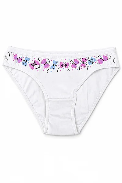 6034 Gümüş Kadın Nisa Bikini 12'li Beyaz