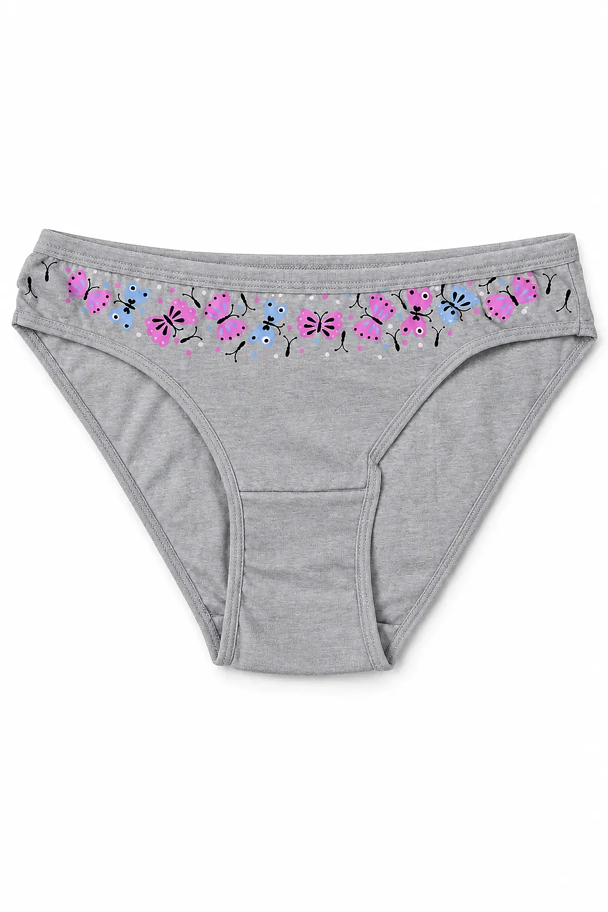 6034 Gümüş Kadın Nisa Bikini 12'li Gri - 1