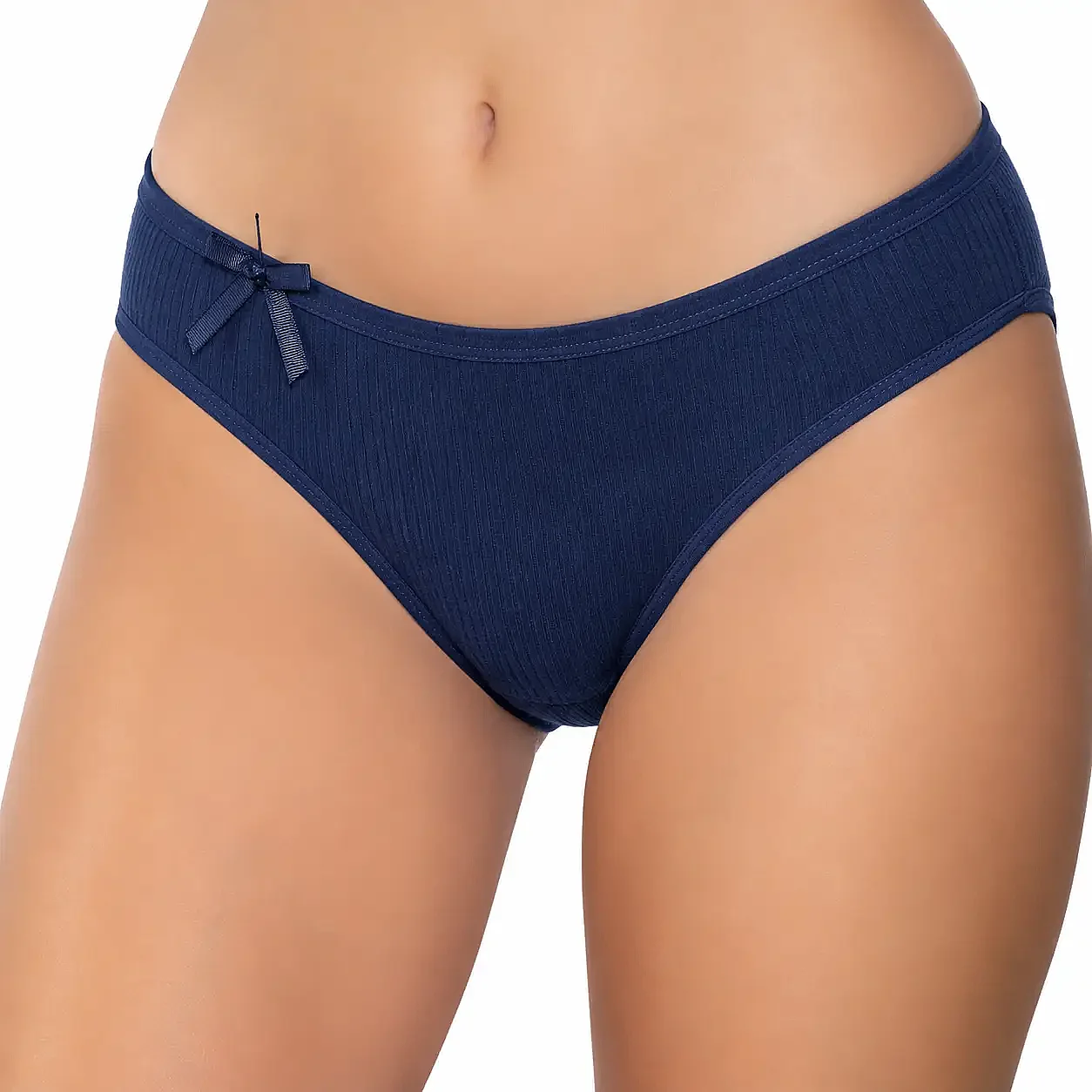 6095 Gümüş Kadın Bikini 12'li Lacivert - 1