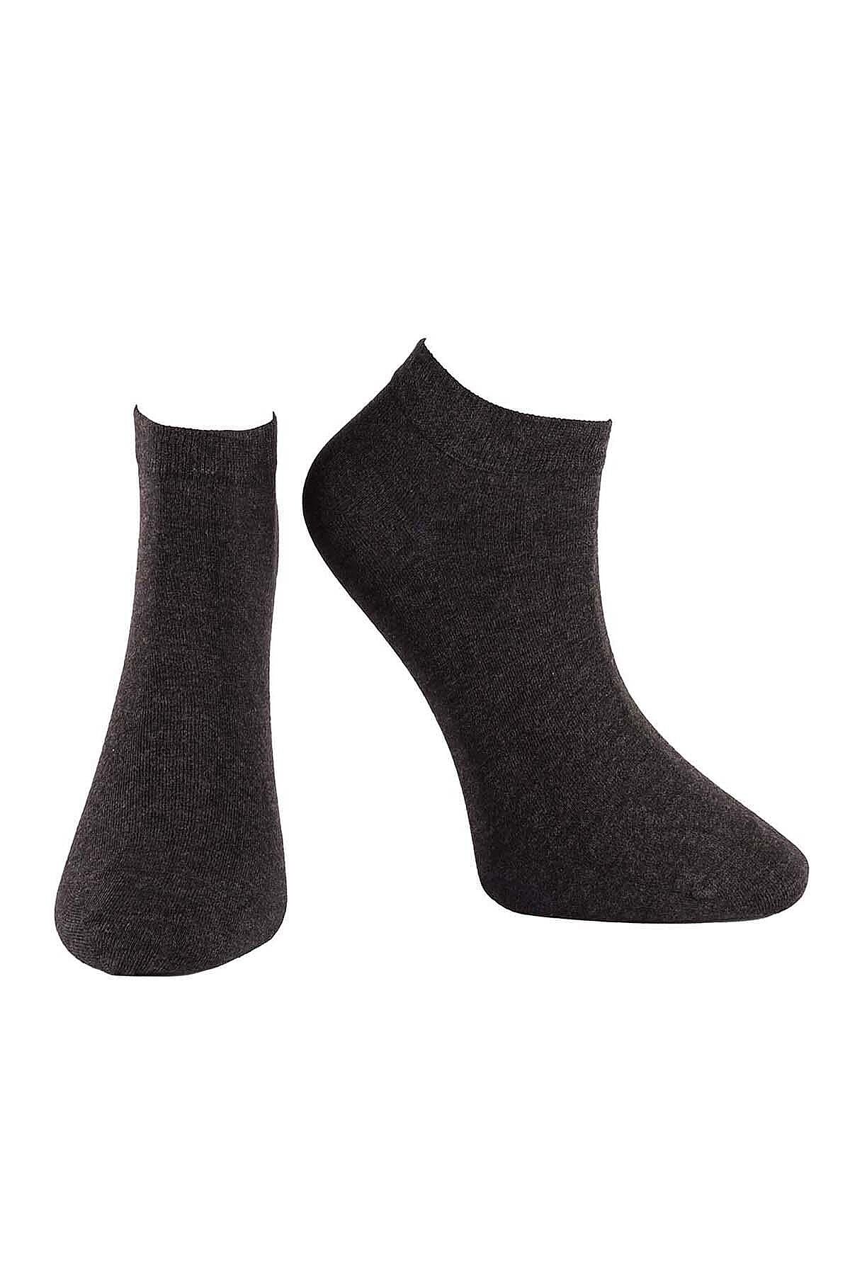 6100 Jiber Erkek Modal Patik 12li Antrasit - 5