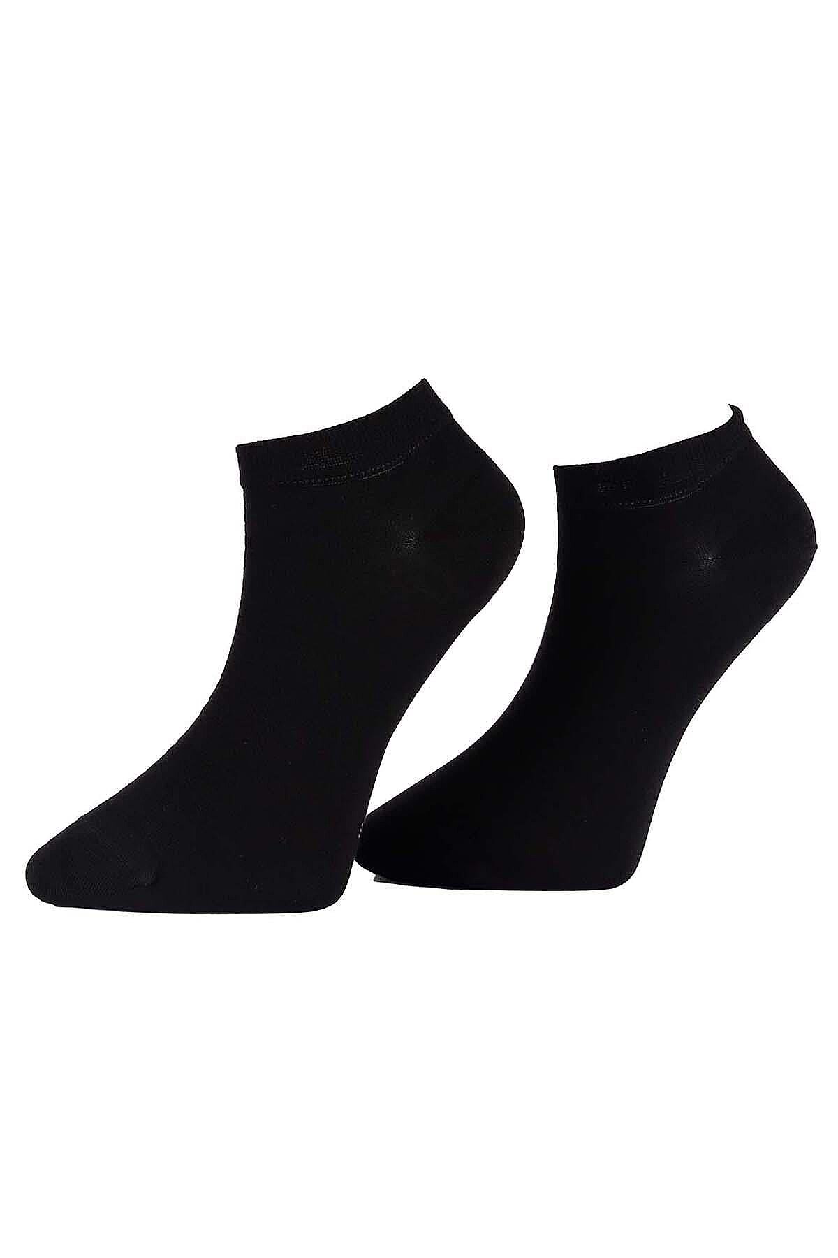 6100 Jiber Erkek Modal Patik 12li Siyah - 3