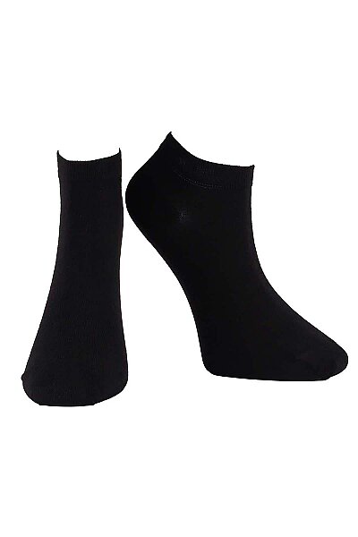 6100 Jiber Erkek Modal Patik 12li Siyah - 4