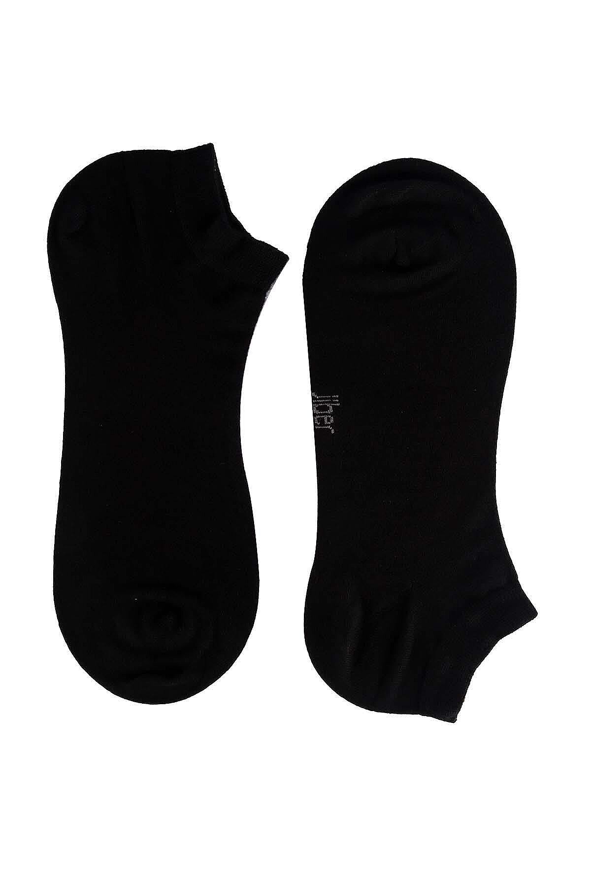 6100 Jiber Erkek Modal Patik 12li Siyah - 5