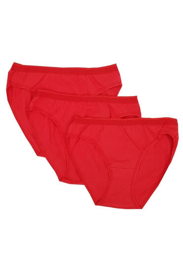 635 Tutku Kadın Suyolu Bikini 12'li Paket Kırmızı 
