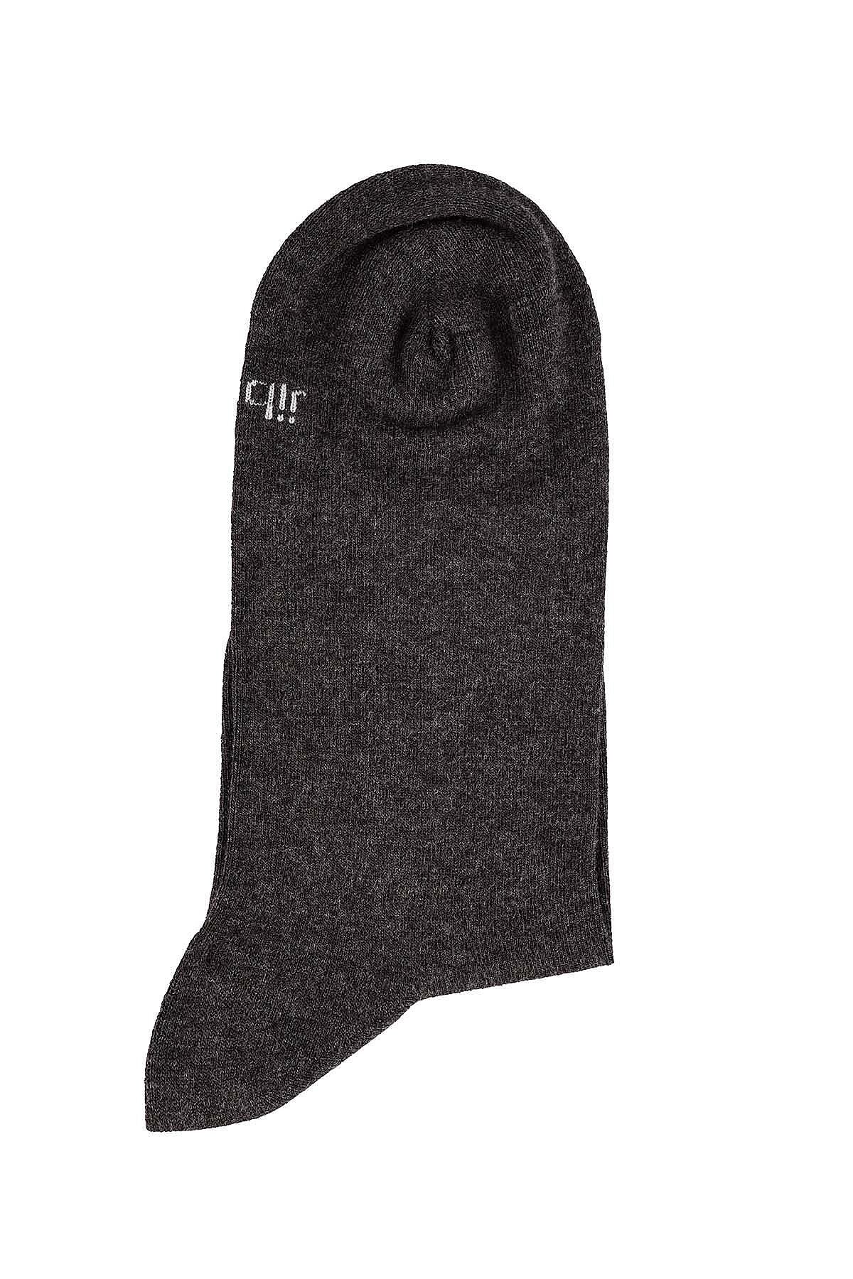 6401 Jiber Erkek Modal Konç Patik 12li Antrasit - 4