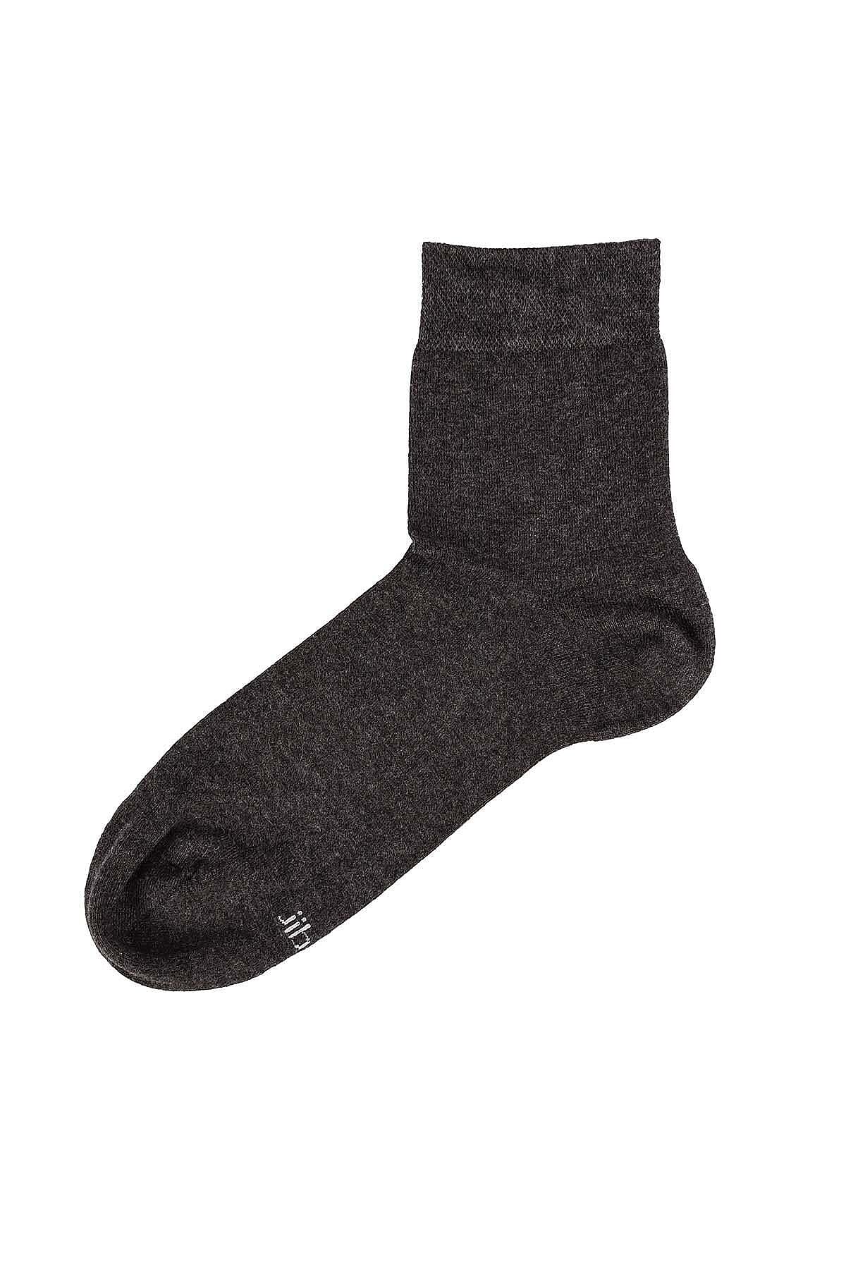 6401 Jiber Erkek Modal Konç Patik 12li Antrasit - 6