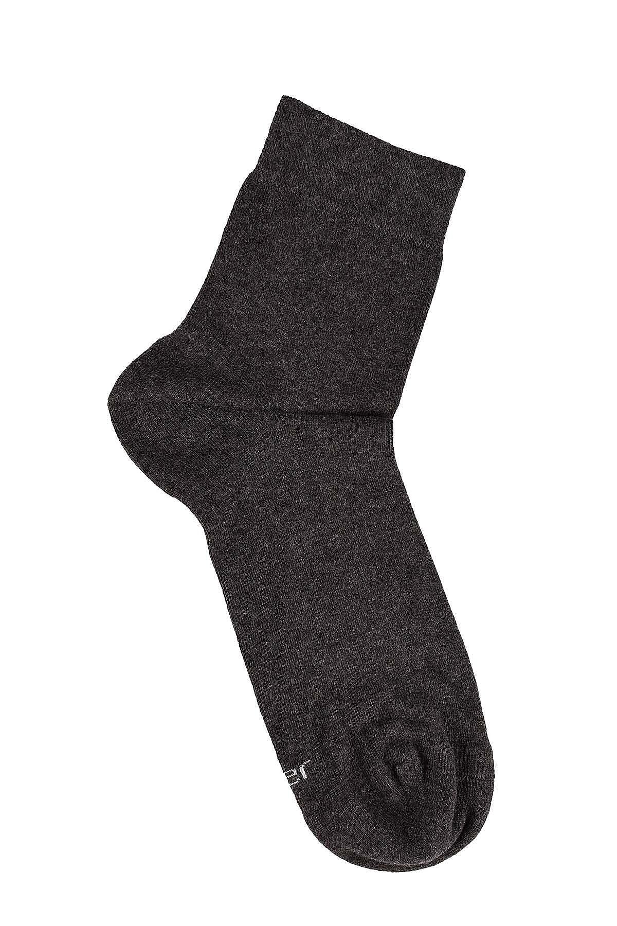 6401 Jiber Erkek Modal Konç Patik 12li Antrasit - 3