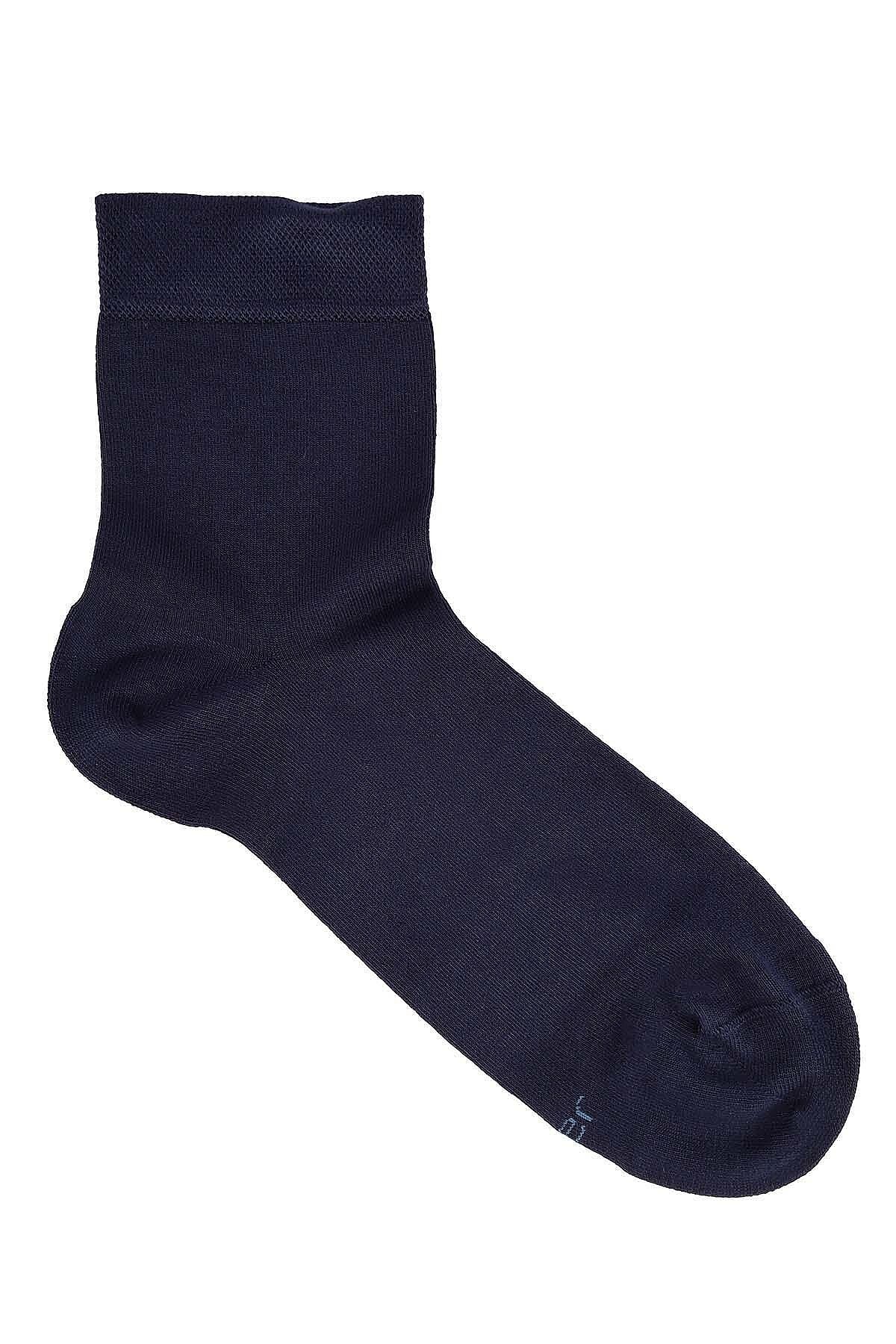 6401 Jiber Erkek Modal Konç Patik 12li Lacivert - 5