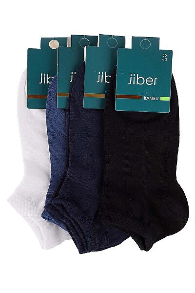 6601 Jiber Erkek Bambu Patik 12li Karışık1 - JİBER