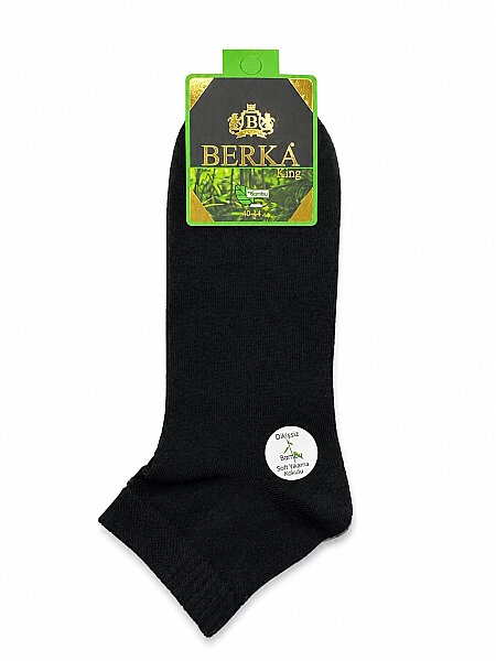6789 Berka Erkek Bambu Patik 12'li Paket Siyah