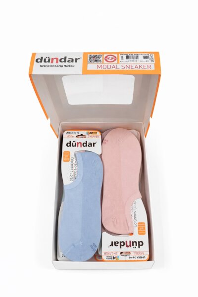 6876 Dündar Modal Sneaker 12li Karışık (a) - DÜNDAR ÇORAP (1)