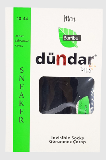 6883 Dündar Erkek Bambu Sneaker 12'li Paket Lacivert - 5