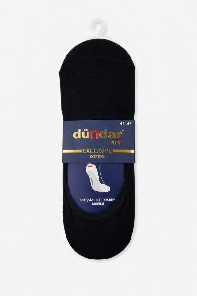 6906 Dündar Erkek Exculusive Cotton Babet 12'li Paket Siyah - DÜNDAR ÇORAP (1)