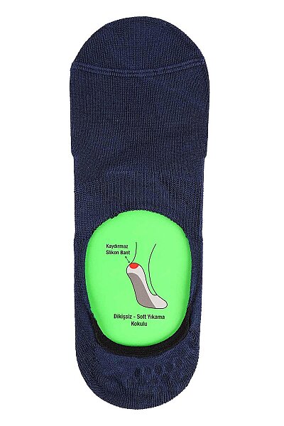 7001 Jiber Erkek Bambu Babet 12li Lacivert - JİBER