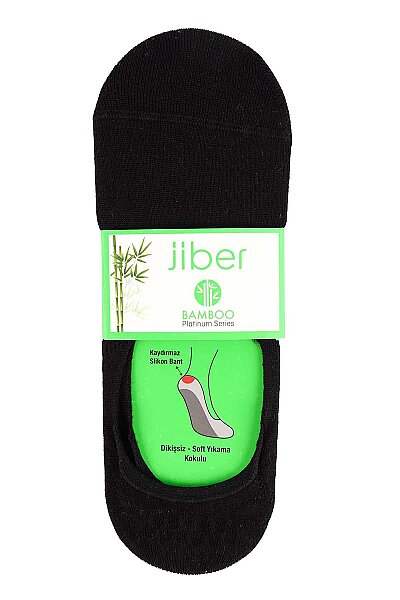 7001 Jiber Erkek Bambu Babet 12li Siyah - JİBER