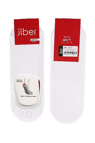 7099 Jiber Erkek Cotton Babet 12li Beyaz - JİBER (1)