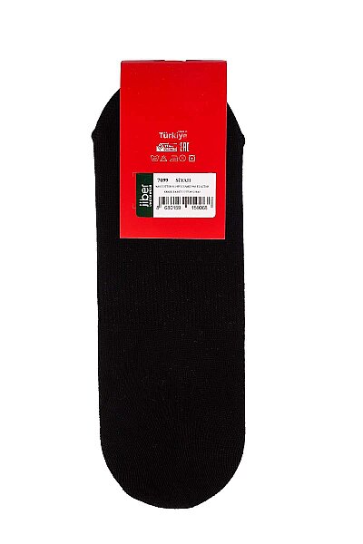 7099 Jiber Erkek Cotton Babet 12li Siyah - 3