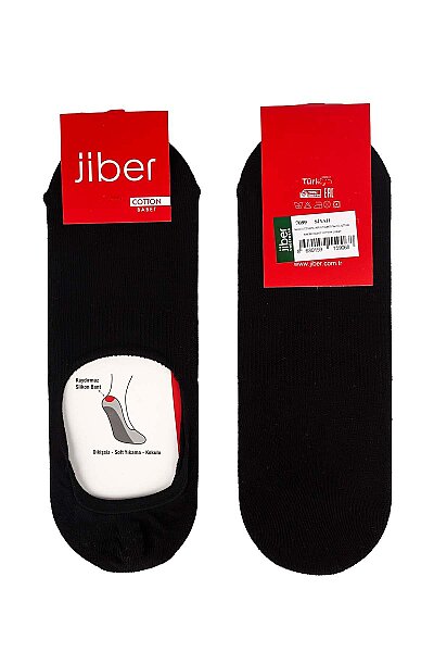 7099 Jiber Erkek Cotton Babet 12li Siyah - JİBER (1)