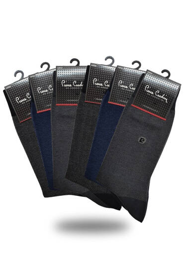 732 Pierre Cardin Erkek Cotton Çorap 6'lı Paket Asorti 