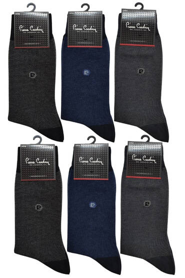 732 Pierre Cardin Erkek Cotton Çorap 6'lı Paket Asorti - 2