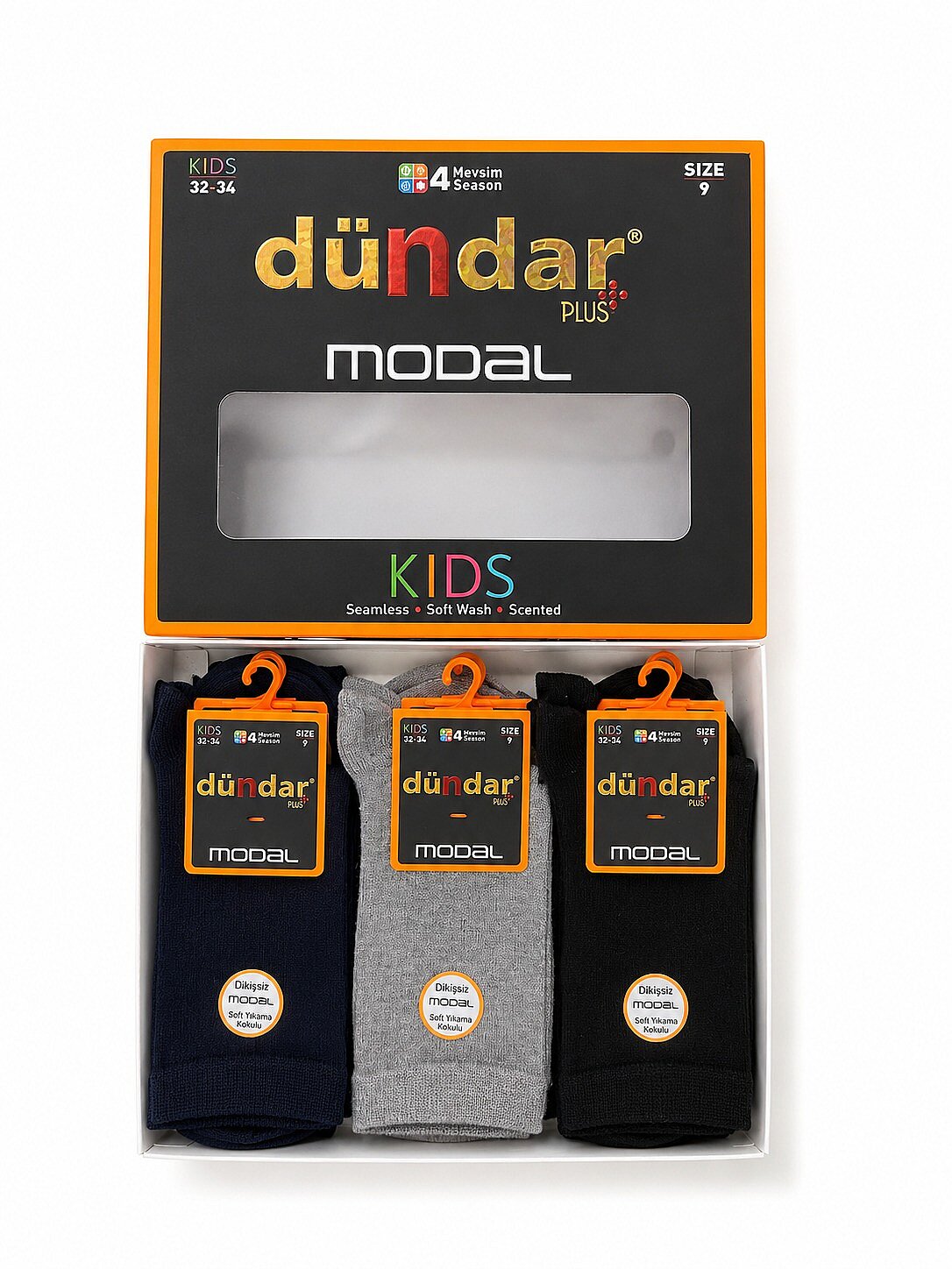 8177 Dündar Erkek Çocuk Modal Soket 12'li - 3