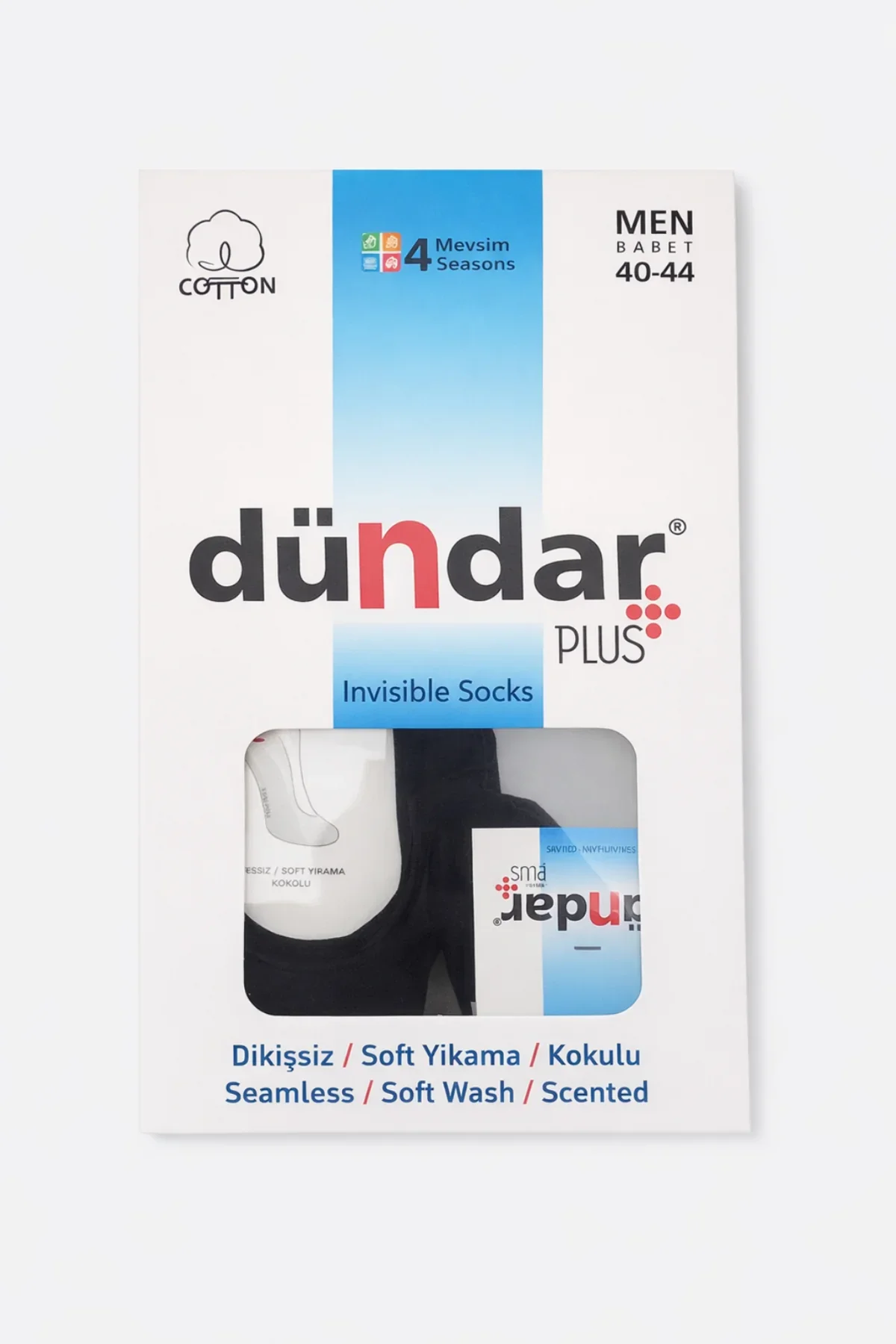 8207 Dündar Erkek Penye Slikonlu Babet 12'li Paket Gri - 2