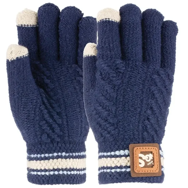 9-12 Yaş Garson Örme Eldiven 6'lı Erkek - KİTTİ (1)