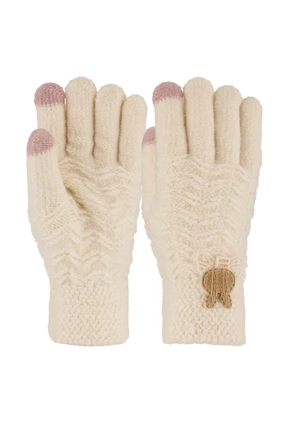 9-12 Yaş Garson Örme Eldiven 6'lı Kız - 3