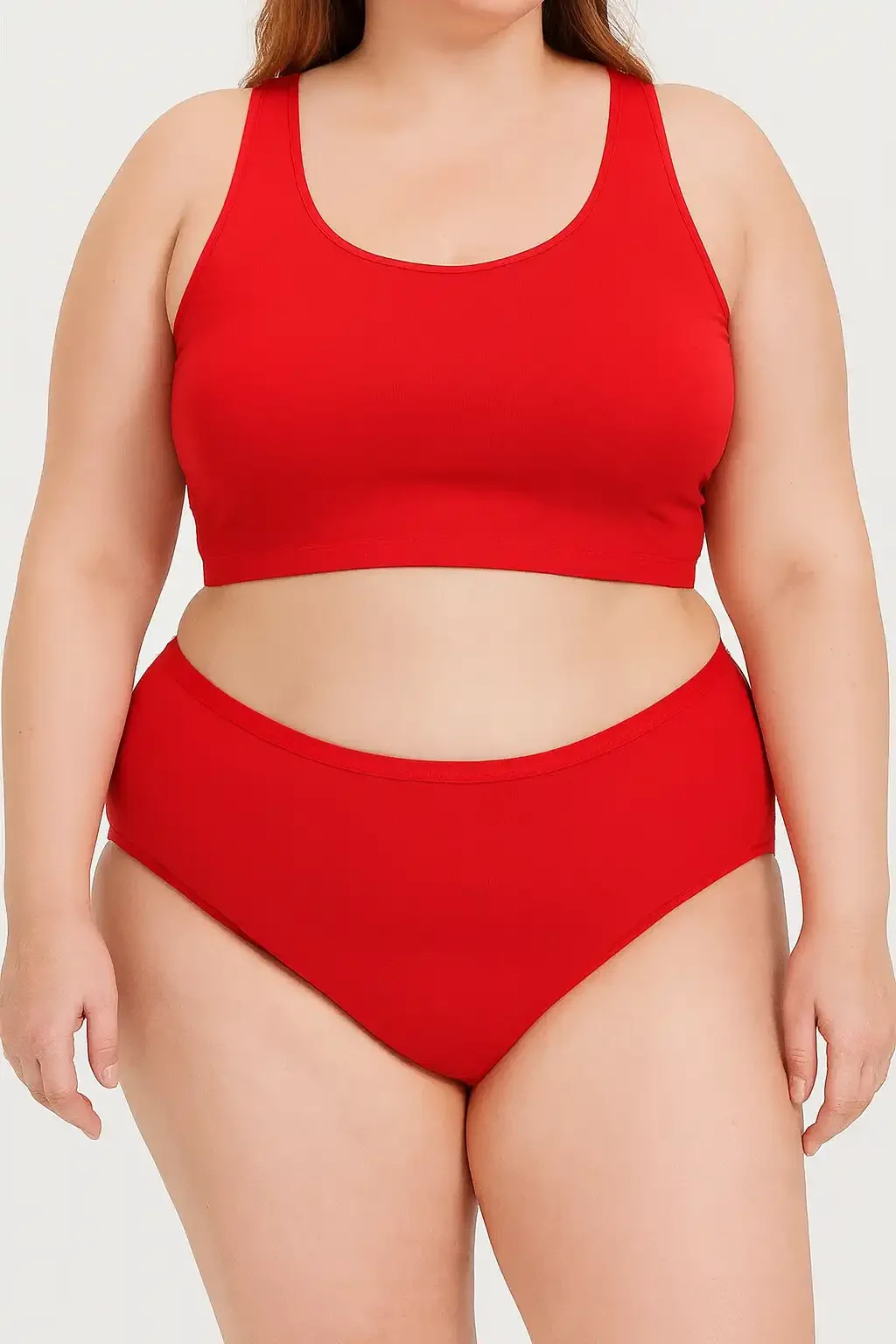 922 Tutku Kadın Ribana Bato 12'li Paket Kırmızı - 1