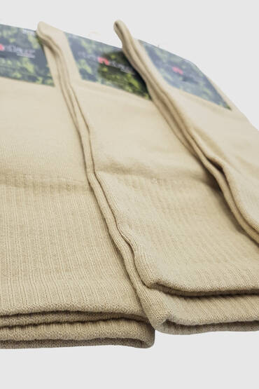 9501 Dündar Erkek Comfort Asker Çorap 12'li Haki - 5