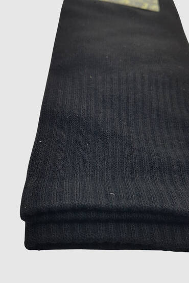 9501 Dündar Erkek Comfort Asker Çorap 12'li Siyah - 5