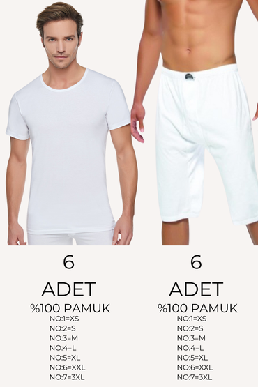 Erkek Fanila Osmanlı Donu Takım