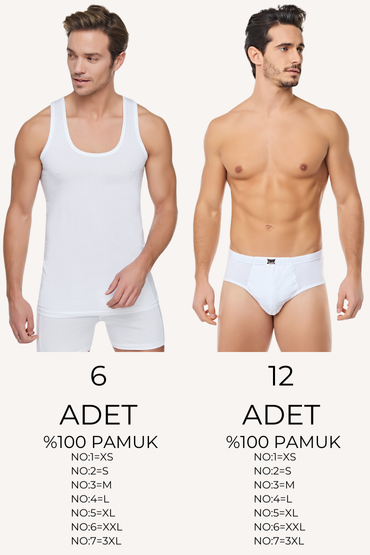 Tutku Erkek Atlet Slip Takım