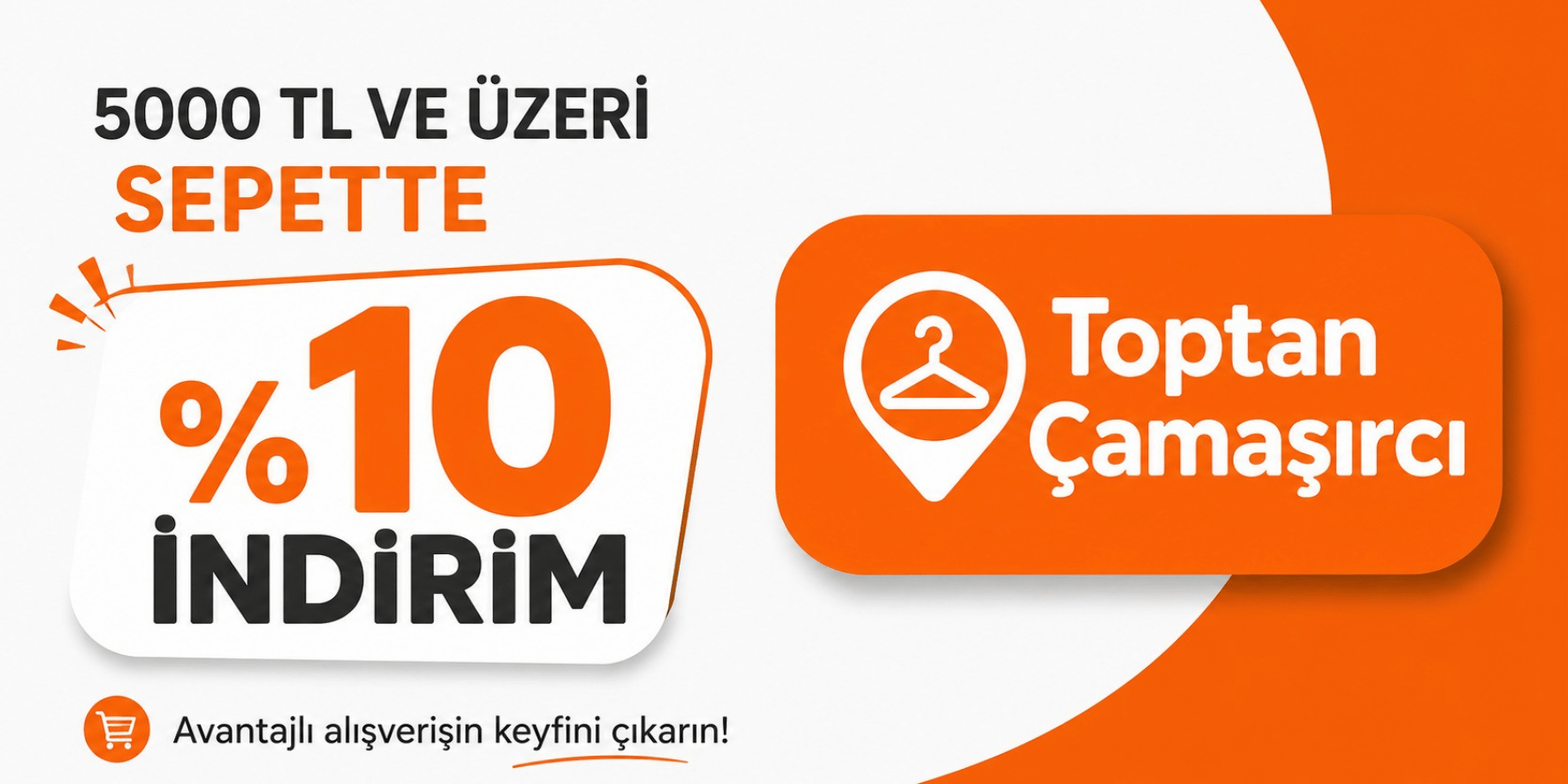 5000 tl ve üzeri Siparişinize %10 İndirim
